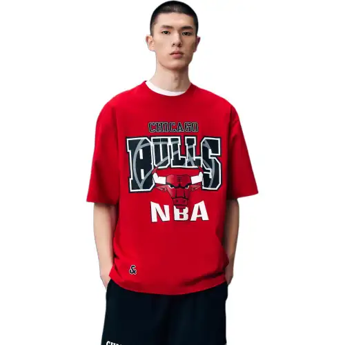 JACK JONES· x NBA JACK&JONES X NBA JACK&JONES X Bulls NBA T Shirt Unisex