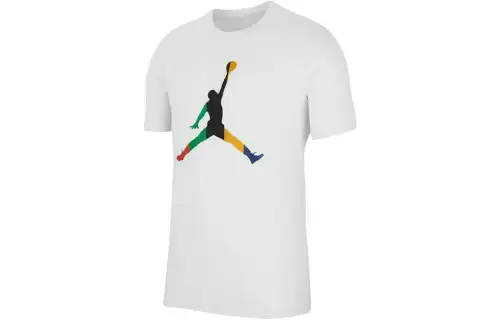 Jordan Set in Sleeve T Shirt Men's White