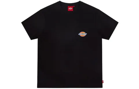 Dickies T Shirts Men's Black Crew Neck Moderate Heavyweight