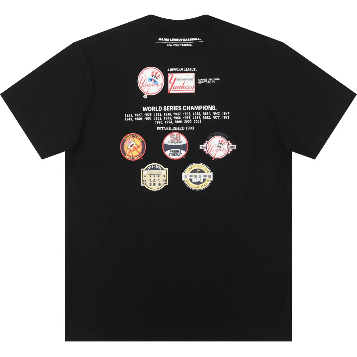 New Era T Shirt Couple, Trendy And Versatile Unisex Black