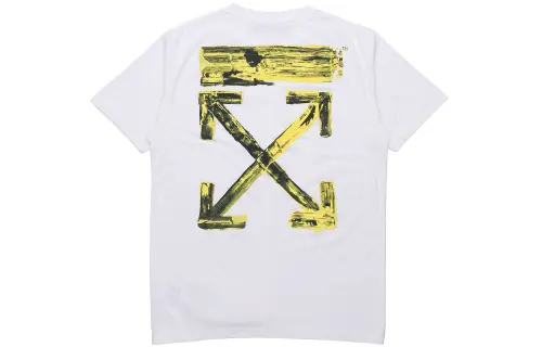 OFF WHITE Slim Fit Acrylic Arrows S/S T Shirt