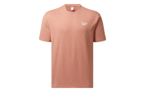 Reebok T Shirts Unisex Pink Crew Neck Moderate Straight Fit