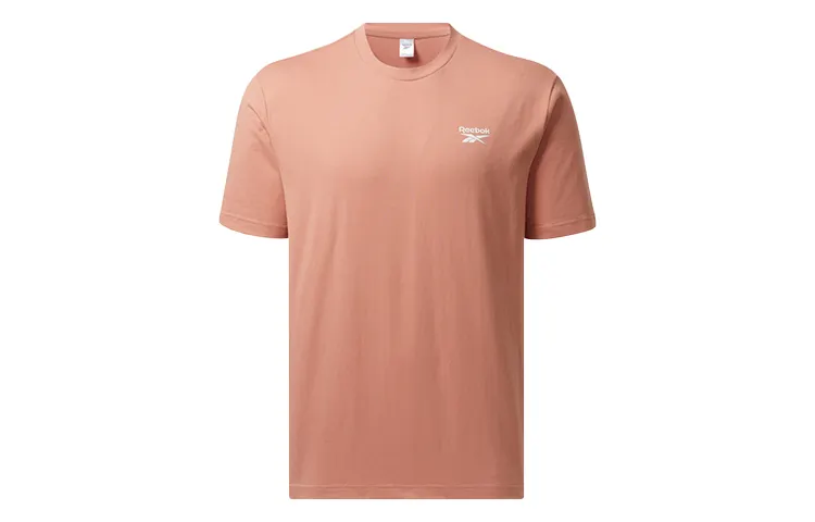 Reebok T Shirts Unisex Pink Crew Neck Moderate Straight Fit