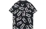 Li Ning T Shirts Men's Black Crew Neck Moderate Straight Fit