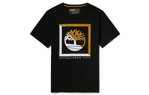 Timberland Set in Sleeve T Shirt Unisex Black
