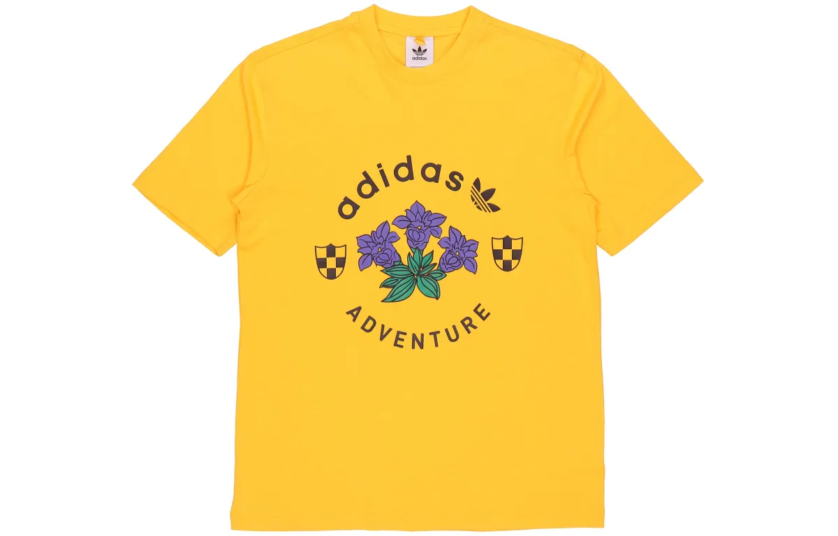 Adidas Originals Adventure T Shirt Men's Sunlight Yellow