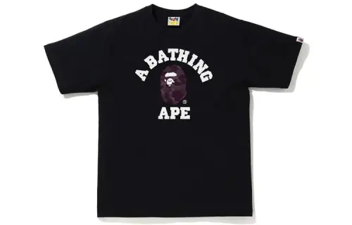 Bape Color Camo College Tee