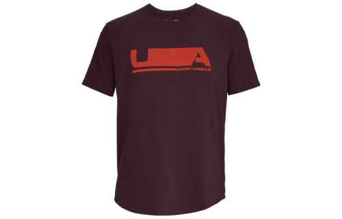 Under Armour Straight Fit T Shirt Men's Maroon
