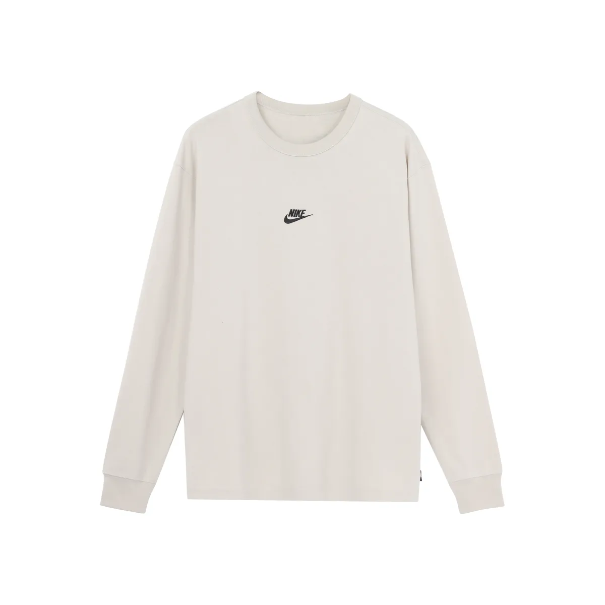 Nike T-Shirts Men's White Crew Neck Moderate Straight Fit