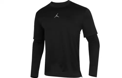 Jordan Set in Sleeve T Shirt Men's Black