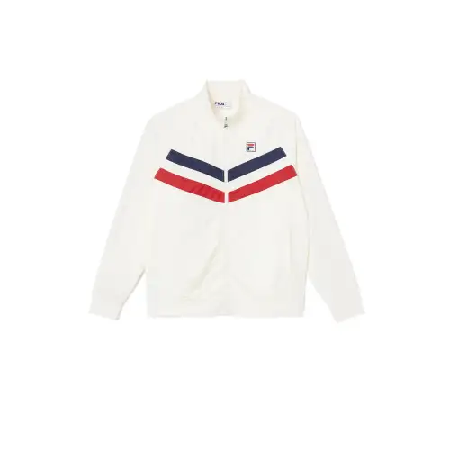 FILA Jacket Men's White Red Blue Stripes