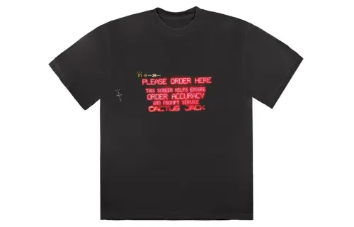 Travis Scott X McDonald's Order Here T Shirt