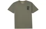 Timberland T Shirts Men's Army Green Crew Neck Moderate Straight Fit
