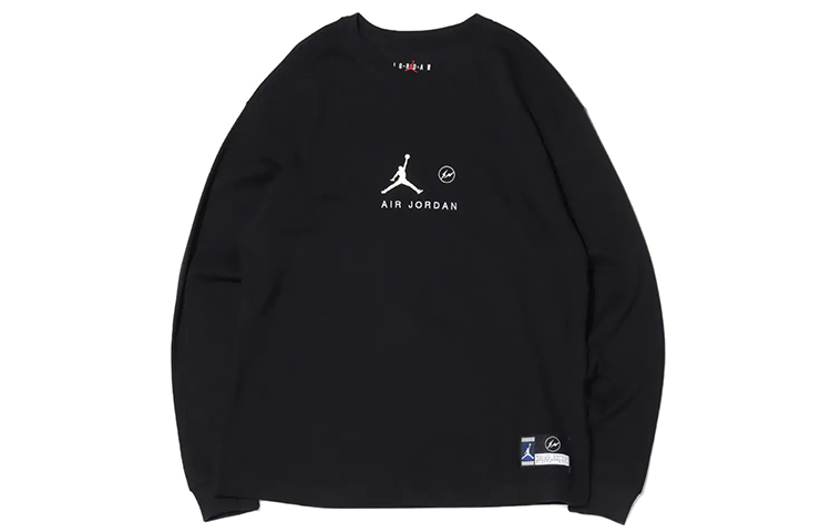Jordan x Fragment Design T Shirt Asia Version Men's Black