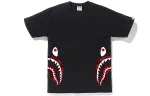 A BATHING APE Shark Series T Shirts Unisex Crew Neck Moderate Straight Fit
