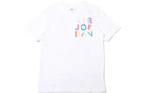 Jordan T Shirts Men's Crew Neck Moderate Straight Fit