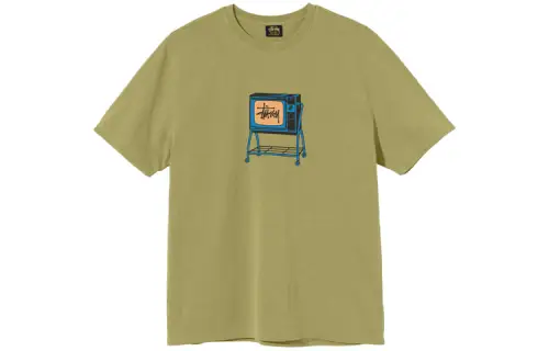 Stussy Rolling Tv Pigment Dye Tee
