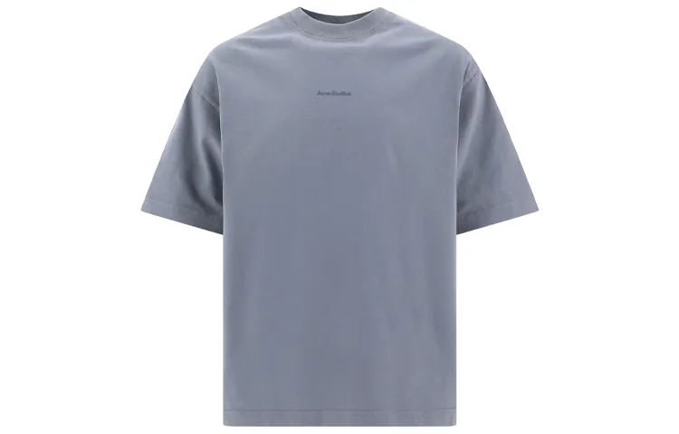 Acne Studios Logo T-shirt Steel Grey