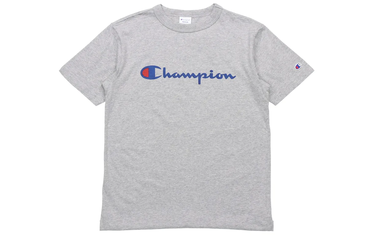 Champion T Shirt Japan Version Unisex Gray