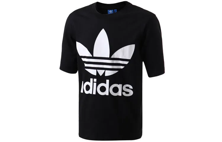 Adidas Originals Drop Shoulder Sleeve T Shirt Men's Black
