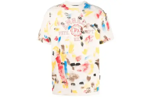 PALM ANGELS Painted College T shirt