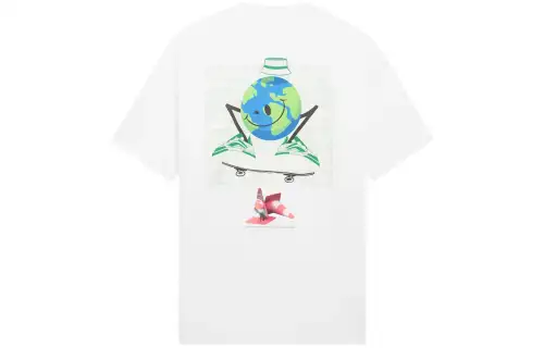 Li Ning x OG_SLICK Skateboard T Shirt Unisex White
