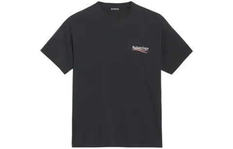 Balenciaga Political Campaign SS20 T Shirt Regular Fit Men's Black
