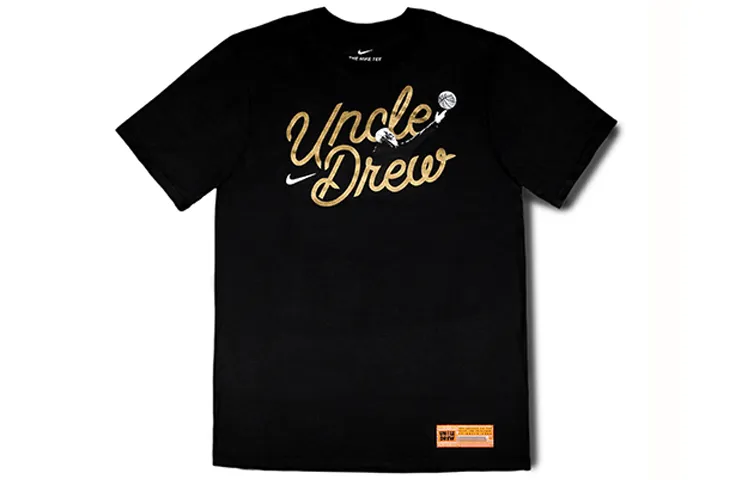 Nike T-Shirts Men's Crew Neck Moderate Straight Fit