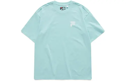FILA FUSION T Shirt Unisex Ice Pink Green