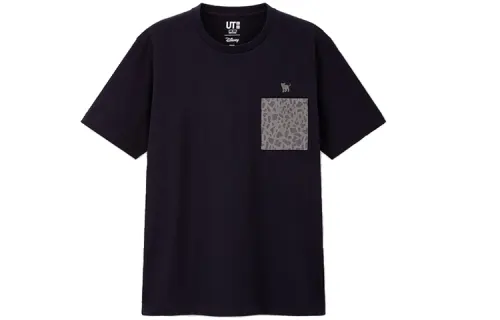 UNIQLO T Shirt Unisex Navy Blue