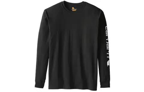 Carhartt K231 Workwear Shirt T Shirt Men's Black