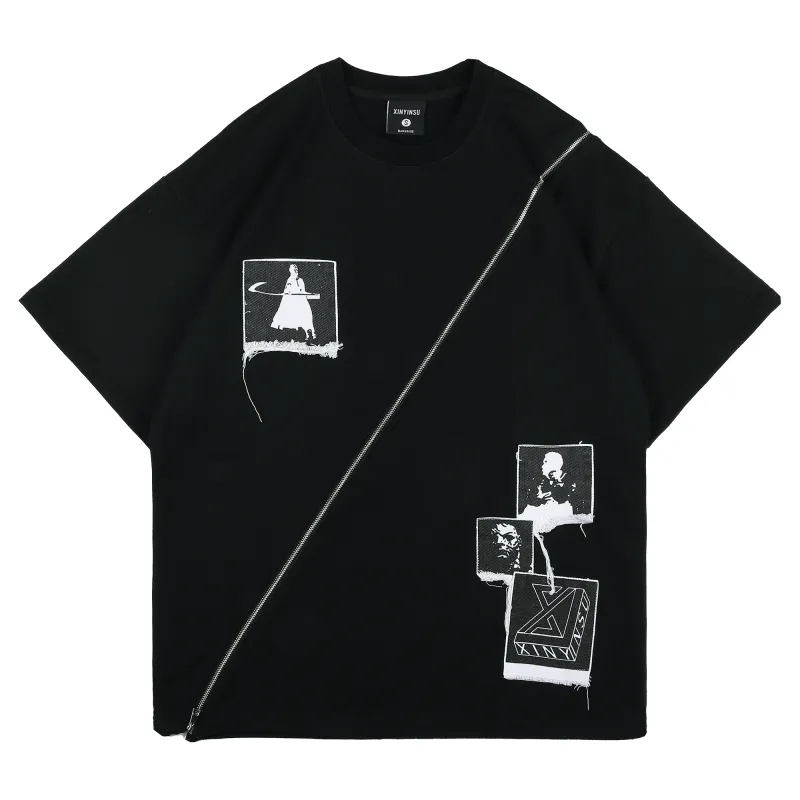 XINYINSU T Shirts Unisex Crew Neck Moderate Straight Fit