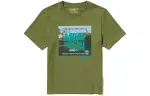 Timberland T Shirts Unisex Avocado Green Crew Neck Moderate Straight Fit