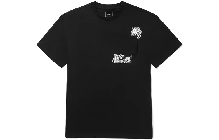 Vans x Duyanaizi Drop Shoulder Sleeve T Shirt Unisex Black