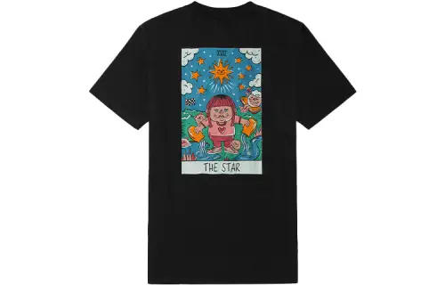 Vans Set in Sleeve T Shirt Unisex Black