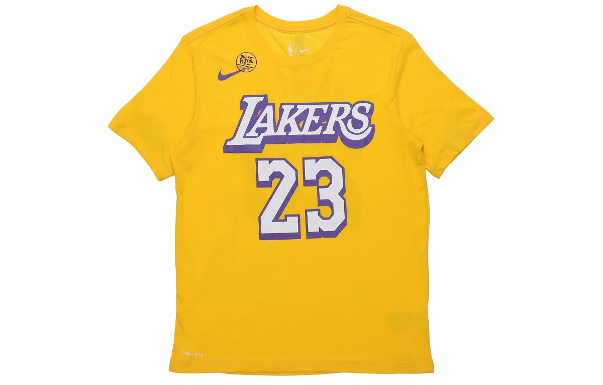Nike X NBA T Shirt Men's Yellow