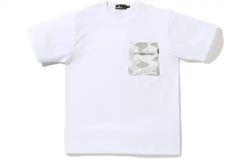 A BATHING APE Head Series T Shirts Men's Crew Neck Moderate Straight Fit