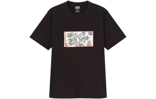 UNIQLO x Keith Haring X Tokyo T Shirt Unisex Black