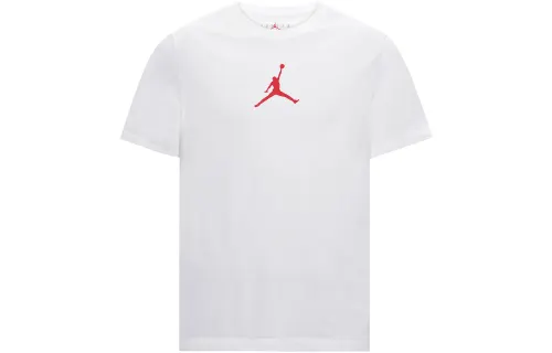 Jordan T Shirt Asian Version Men's White/Training Red