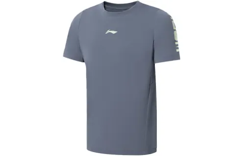 Li Ning Fitness Series T Shirt Men's Slate Blue