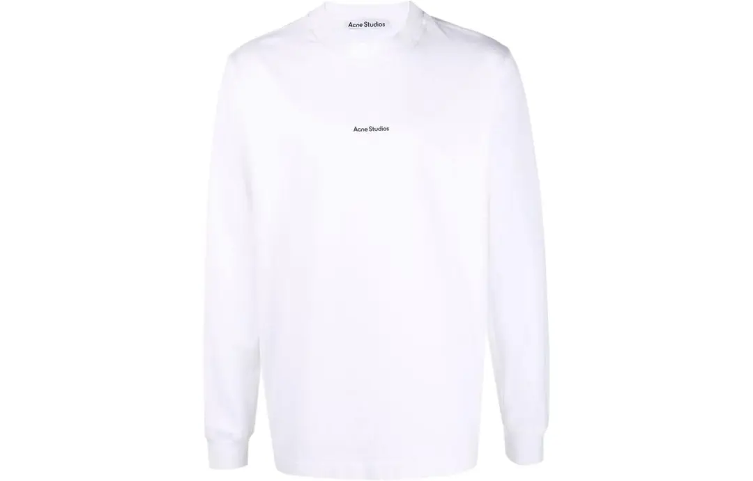 Acne Studios Logo Printed Crewneck T Shirt