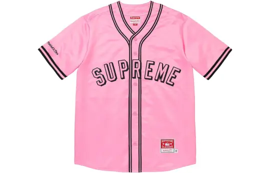 Supreme Mitchell & Ness Satin Baseball Jersey