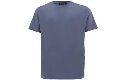 Loro Piana FW22 T Shirt Men's Dusty Blue