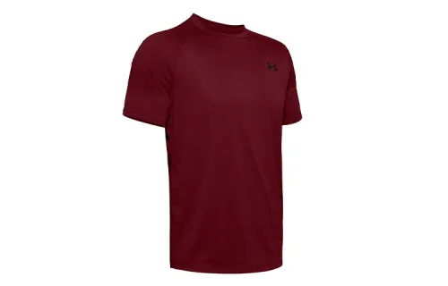 Under Armour T Shirts Men's Red Crew Neck Moderate Straight Fit