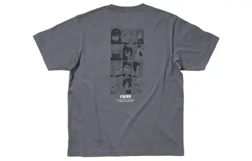 UNIQLO x ZHOUSHUHUIZHAN Straight Fit T Shirt Unisex Dark Gray