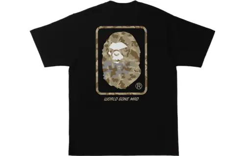 Bape Sand Camo Mad Face Tee