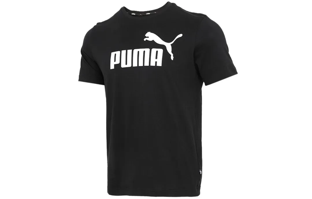 PUMA Set-in Sleeve T-Shirt Men's Black