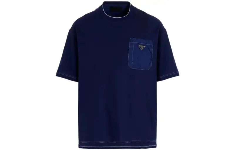 PRADA SS22 T Shirt Men's Marine Blue
