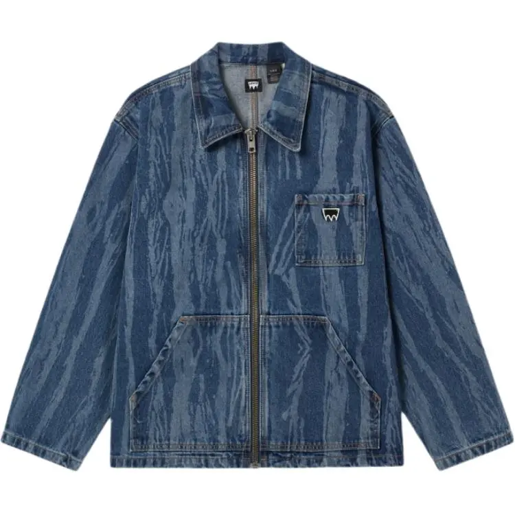 Levi's Denim Jackets Men's Blue Lapel Moderate