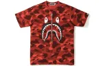 Bape Color Camo Shark Tee
